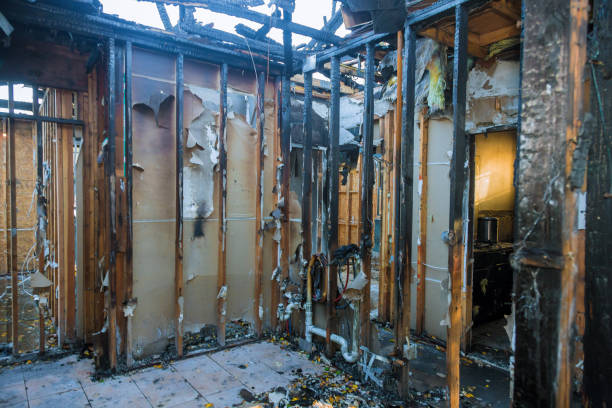 Professional Fire Damage Restoration technician working in Bradenton Beach, FL